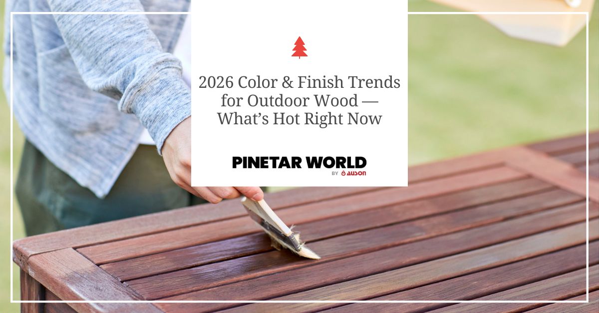 color finish trends for outdoor wood whats hot right now